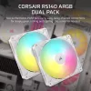Ventiliatorius Corsair RS140 ARGB 14 cm baltas 330–1700 RPM