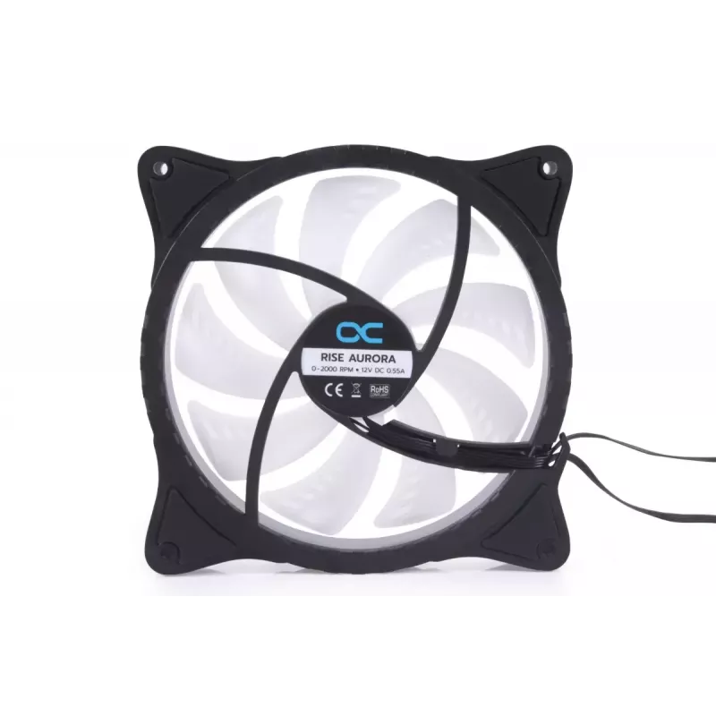 Ventiliatorius Alphacool Rise Aurora 14 cm Juoda 2000 RPM 154.1 m³/h
