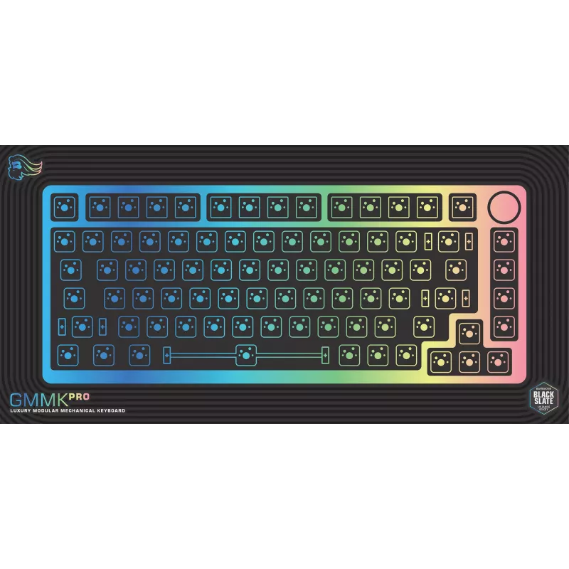 “Glorious Gaming GMMK Pro” klaviatūros komplektas be klavišų