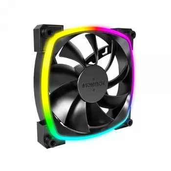 Ventiliatoriaus modulis Montech AX120 PWM 120mm 12V juodas 3 kontaktų 4 kontaktų