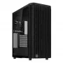 PC case ASUS ProArt PA401 Wood TG PWM Tower Juoda — ATX, tempered glass, 2x160mm front fans, USB-C, supports GPU 31.5 cm