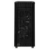 PC case ASUS ProArt PA401 Wood TG PWM Tower Juoda — ATX, tempered glass, 2x160mm front fans, USB-C, supports GPU 31.5 cm