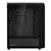 PC case ASUS ProArt PA401 Wood TG PWM Tower Juoda — ATX, tempered glass, 2x160mm front fans, USB-C, supports GPU 31.5 cm