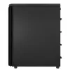 PC case ASUS ProArt PA401 Wood TG PWM Tower Juoda — ATX, tempered glass, 2x160mm front fans, USB-C, supports GPU 31.5 cm