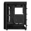 PC case ASUS ProArt PA401 Wood TG PWM Tower Juoda — ATX, tempered glass, 2x160mm front fans, USB-C, supports GPU 31.5 cm