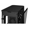 PC case ASUS ProArt PA401 Wood TG PWM Tower Juoda — ATX, tempered glass, 2x160mm front fans, USB-C, supports GPU 31.5 cm