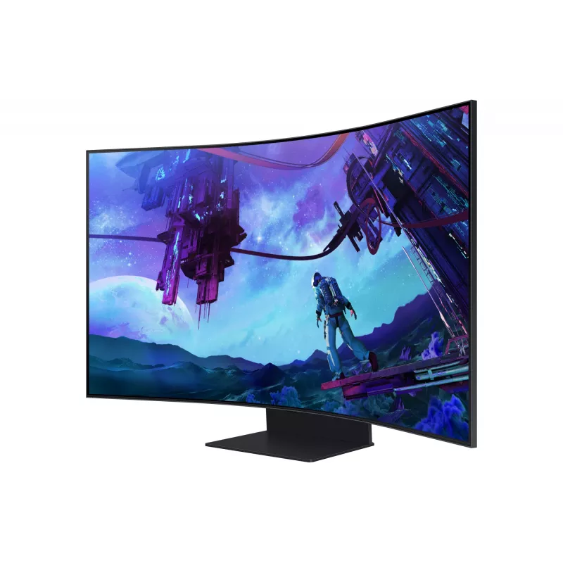 Samsung G97NC kompiuterio monitorius 139,7 cm (55 col.) 3840 x 2160 pikselių 4K Ultra HD LED juodas