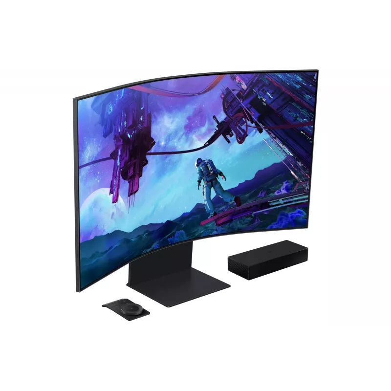 Samsung G97NC kompiuterio monitorius 139,7 cm (55 col.) 3840 x 2160 pikselių 4K Ultra HD LED juodas