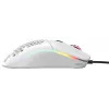 Glorious Gaming Glorious Model O- pelė Regular (White), dešiniarankė, optinė, USB Type-A, 3200 DPI, balta