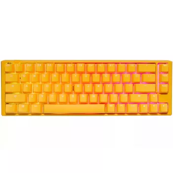 Ducky One 3 Geltona SF klaviatūra, skirta žaidimams, USB, QWERTY, mechaninė, RGB