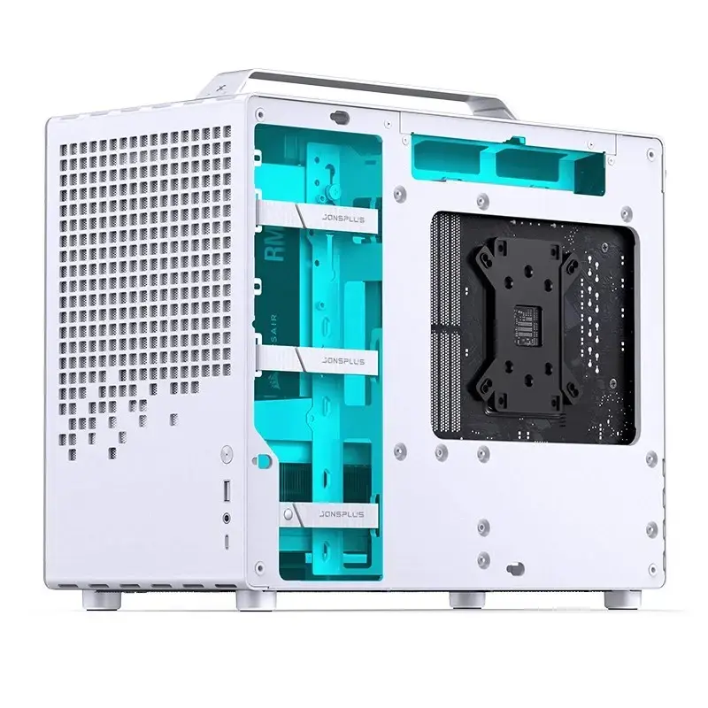 Kompiuterio korpusas Jonsbo Jonsplus Z20 Mesh Mini Tower Micro-ATX Baltas