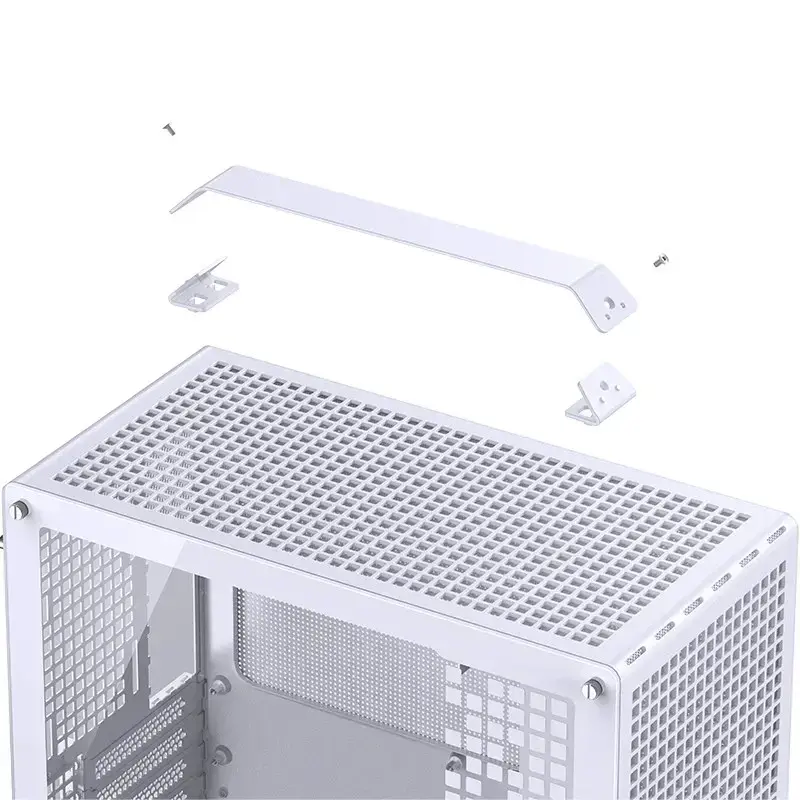 Kompiuterio korpusas Jonsbo Jonsplus Z20 Mesh Mini Tower Micro-ATX Baltas