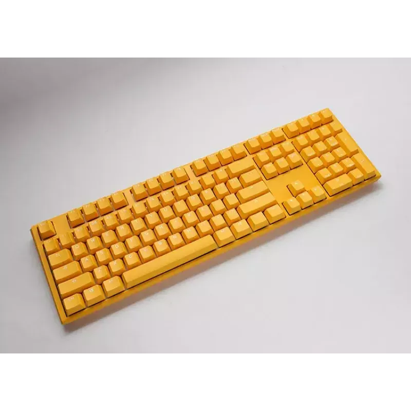 Ducky One 3 klaviatūra, žaidimams, USB, QWERTY, anglų, geltona, mechaninė, RGB