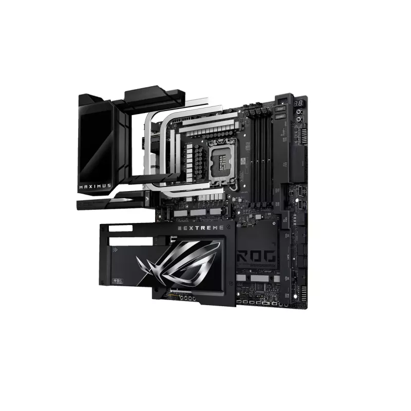 Motininė plokštė ASUS ROG MAXIMUS Z890 EXTREME — Intel Z890, LGA 1851, Extended ATX, DDR5, 4 DIMM, Wi‑Fi 7, 10Gb Ethernet