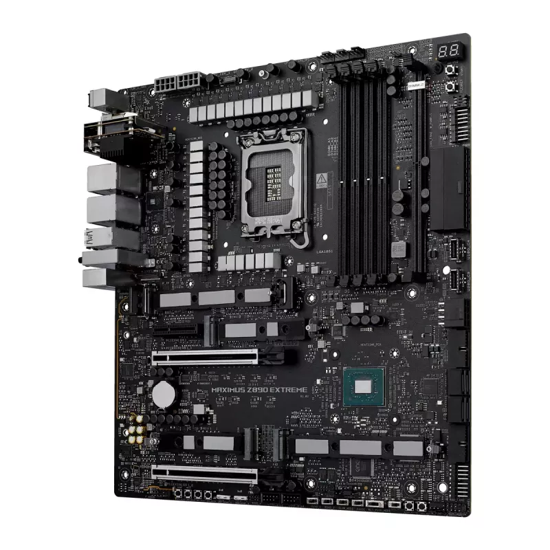 Motininė plokštė ASUS ROG MAXIMUS Z890 EXTREME — Intel Z890, LGA 1851, Extended ATX, DDR5, 4 DIMM, Wi‑Fi 7, 10Gb Ethernet