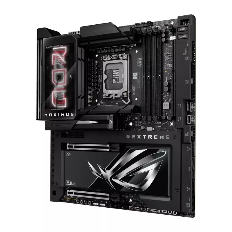Motininė plokštė ASUS ROG MAXIMUS Z890 EXTREME — Intel Z890, LGA 1851, Extended ATX, DDR5, 4 DIMM, Wi‑Fi 7, 10Gb Ethernet