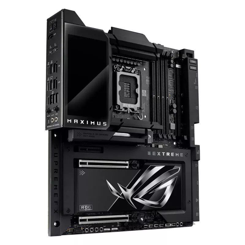 Motininė plokštė ASUS ROG MAXIMUS Z890 EXTREME — Intel Z890, LGA 1851, Extended ATX, DDR5, 4 DIMM, Wi‑Fi 7, 10Gb Ethernet