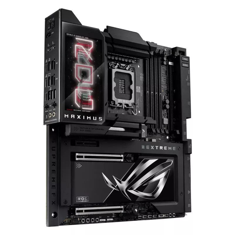 Motininė plokštė ASUS ROG MAXIMUS Z890 EXTREME — Intel Z890, LGA 1851, Extended ATX, DDR5, 4 DIMM, Wi‑Fi 7, 10Gb Ethernet