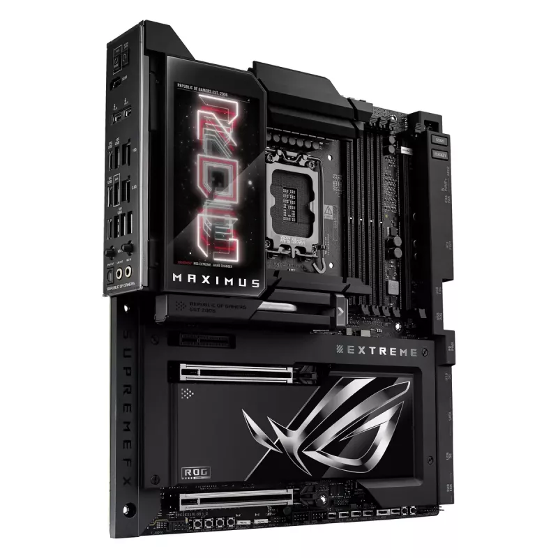 Motininė plokštė ASUS ROG MAXIMUS Z890 EXTREME — Intel Z890, LGA 1851, Extended ATX, DDR5, 4 DIMM, Wi‑Fi 7, 10Gb Ethernet