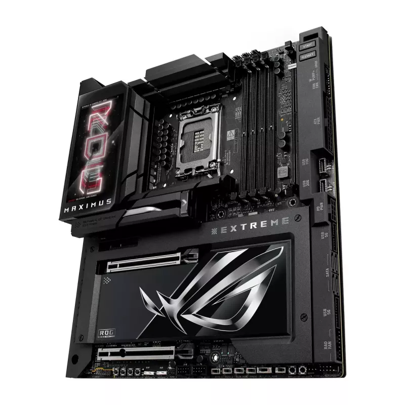 Motininė plokštė ASUS ROG MAXIMUS Z890 EXTREME — Intel Z890, LGA 1851, Extended ATX, DDR5, 4 DIMM, Wi‑Fi 7, 10Gb Ethernet