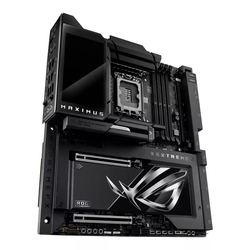 Motininė plokštė ASUS ROG MAXIMUS Z890 EXTREME — Intel Z890, LGA 1851, Extended ATX, DDR5, 4 DIMM, Wi‑Fi 7, 10Gb Ethernet