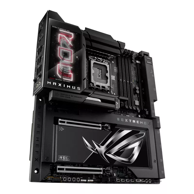 Motininė plokštė ASUS ROG MAXIMUS Z890 EXTREME — Intel Z890, LGA 1851, Extended ATX, DDR5, 4 DIMM, Wi‑Fi 7, 10Gb Ethernet