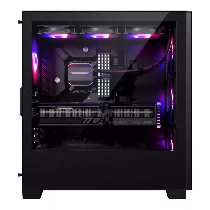 PC Case PHANTEKS XT Pro Ultra Midi Tower Juoda — ATX/EATX, Grūdintas stiklas, 2x3,5 colio + 5x2,5 colio, USB-C