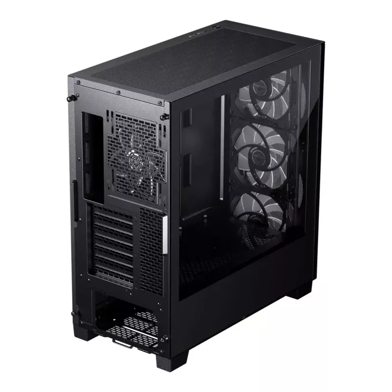 PC Case PHANTEKS XT Pro Ultra Midi Tower Juoda — ATX/EATX, Grūdintas stiklas, 2x3,5 colio + 5x2,5 colio, USB-C