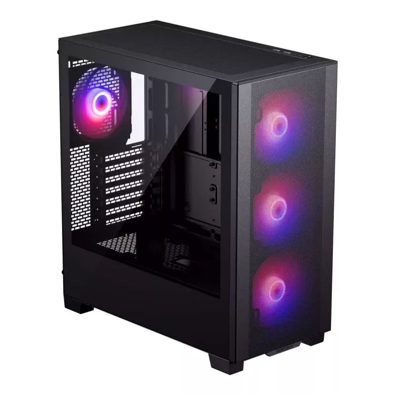 PC Case PHANTEKS XT Pro Ultra Midi Tower Juoda — ATX/EATX, Grūdintas stiklas, 2x3,5 colio + 5x2,5 colio, USB-C