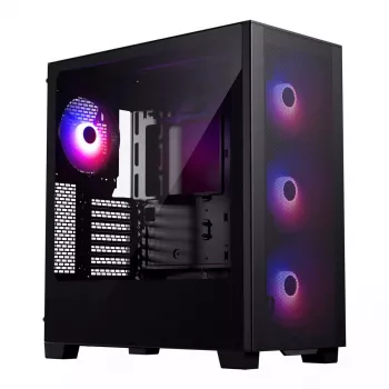 PC Case PHANTEKS XT Pro Ultra Midi Tower Juoda — ATX/EATX, Grūdintas stiklas, 2x3,5 colio + 5x2,5 colio, USB-C