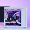 PC korpusas Jonsbo D41 MESH Midi Tower baltas