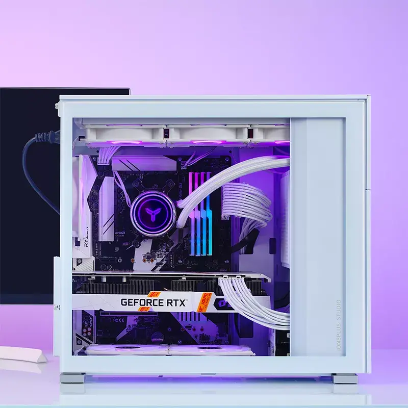 PC korpusas Jonsbo D41 MESH Midi Tower baltas
