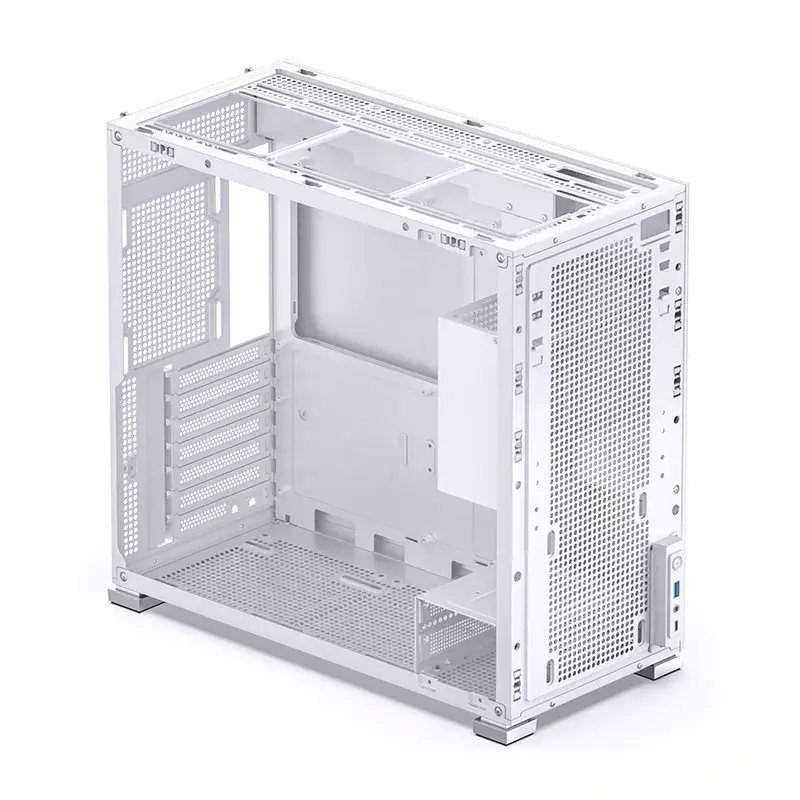 PC korpusas Jonsbo D41 MESH Midi Tower baltas