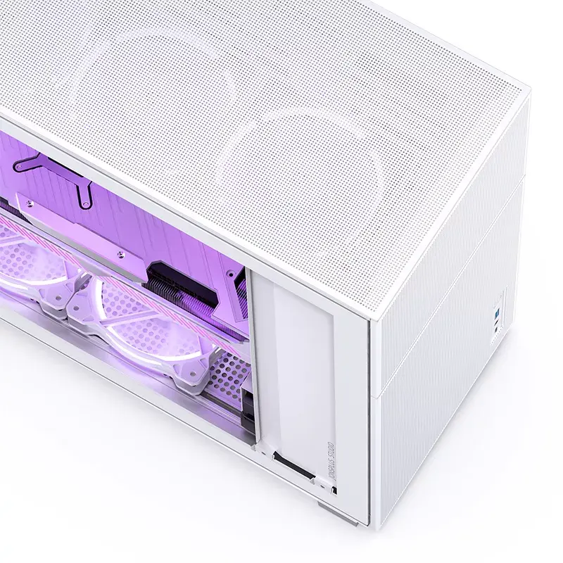 PC korpusas Jonsbo D41 MESH Midi Tower baltas