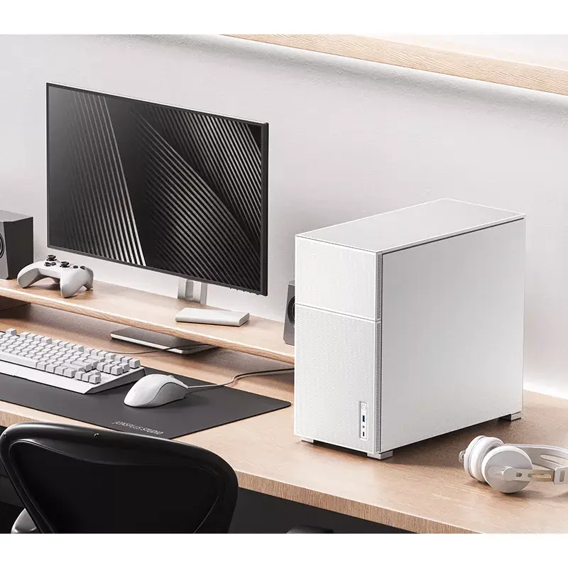 PC korpusas Jonsbo D41 MESH Midi Tower baltas
