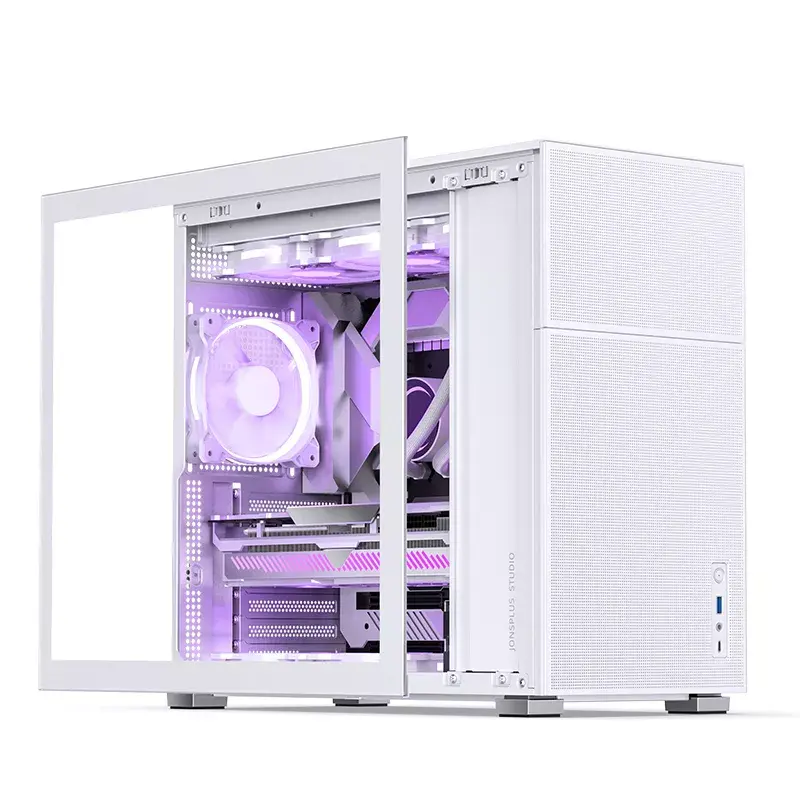 PC korpusas Jonsbo D41 MESH Midi Tower baltas