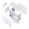 PC korpusas Jonsbo D41 MESH Midi Tower baltas