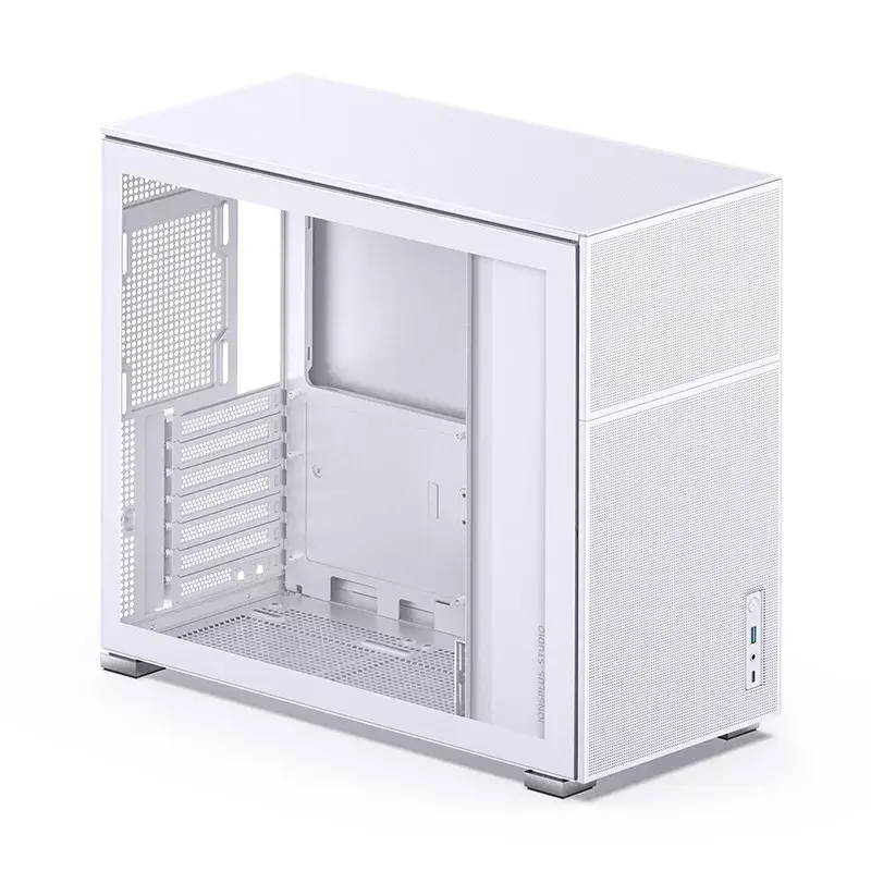 PC korpusas Jonsbo D41 MESH Midi Tower baltas