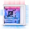 PC korpusas Jonsbo D41 MESH Midi Tower baltas