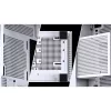 PC korpusas Jonsbo D41 MESH Midi Tower baltas