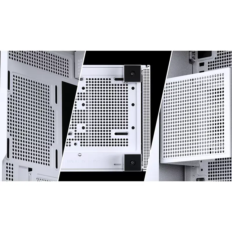 PC korpusas Jonsbo D41 MESH Midi Tower baltas