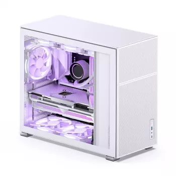 PC korpusas Jonsbo D41 MESH Midi Tower baltas