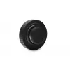 Kaištis EKWB EK-Quantum Torque Plug — Žalvaris, Juoda/Sidabrinė, Ø 23 mm, Aukštis 5,5 mm