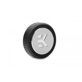 Kaištis EKWB EK-Quantum Torque Plug — Žalvaris, Juoda/Sidabrinė, Ø 23 mm, Aukštis 5,5 mm