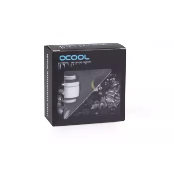 Žarnos jungtis Alphacool 17489 žalvaris balta 22 mm gylis 1,8 cm skersmuo