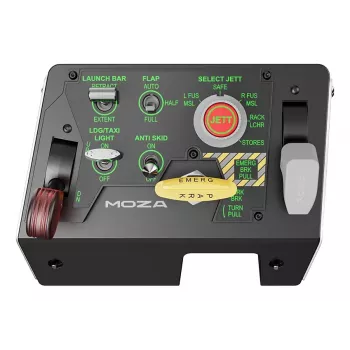 Moza Racing MTLP Panel, Juoda, Metal, 196.5 mm, 134.7 mm, 149 mm, 680 g