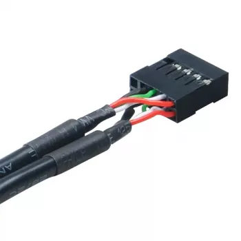 USB 3.0 į USB 2.0 adapterio kabelis Akasa AK-CBUB19-10BK