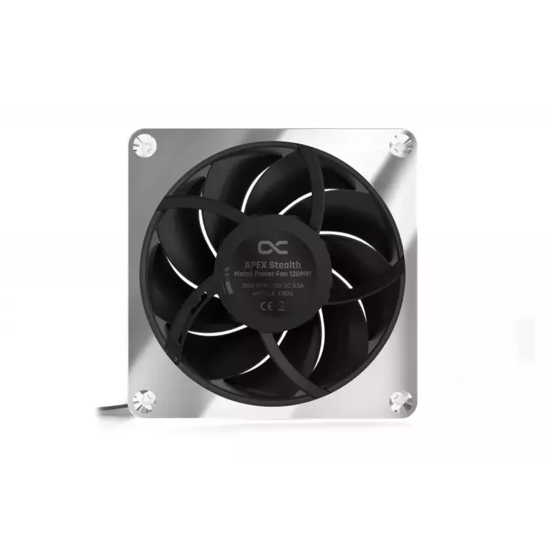 Alphacool Apex Stealth Metall ventiliatorius 12 cm 400-3000 RPM 30-49,9 dB