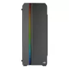 Aerocool GENESISV2BK PC ATX korpusas, priekinis skydelis LED ARGB ventiliatorius ARGB 12 cm, juoda