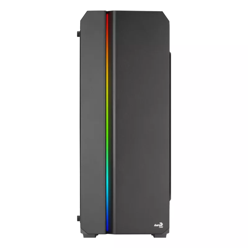 Aerocool GENESISV2BK PC ATX korpusas, priekinis skydelis LED ARGB ventiliatorius ARGB 12 cm, juoda